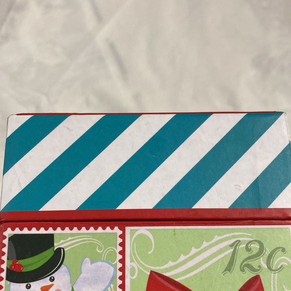 Tri Coastal Design Joy to the World Christmas Recipe Box with Dividers & Cards - Picture 10 of 13